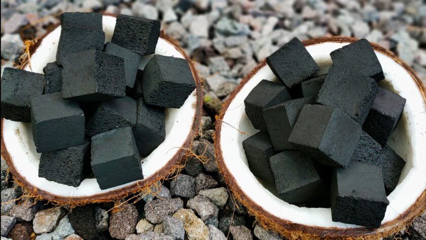 Clean grilling with Eco-Friendly Charcoal that produces minimal smoke