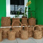 Berbagai produk kerajinan dari serat sabut kelapa yang ramah lingkungan