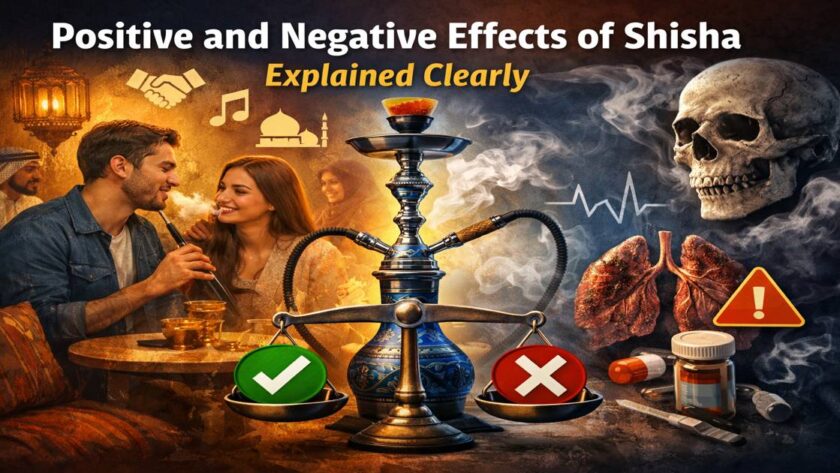 Positive and negative effects of shisha