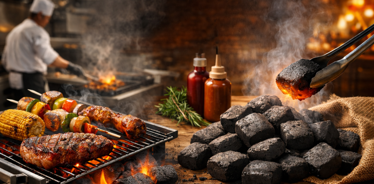 charcoal briquettes flavor