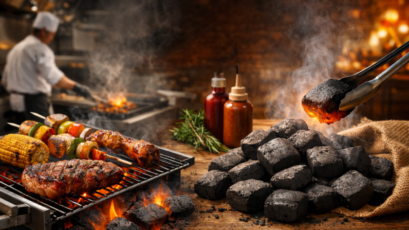 charcoal briquettes flavor