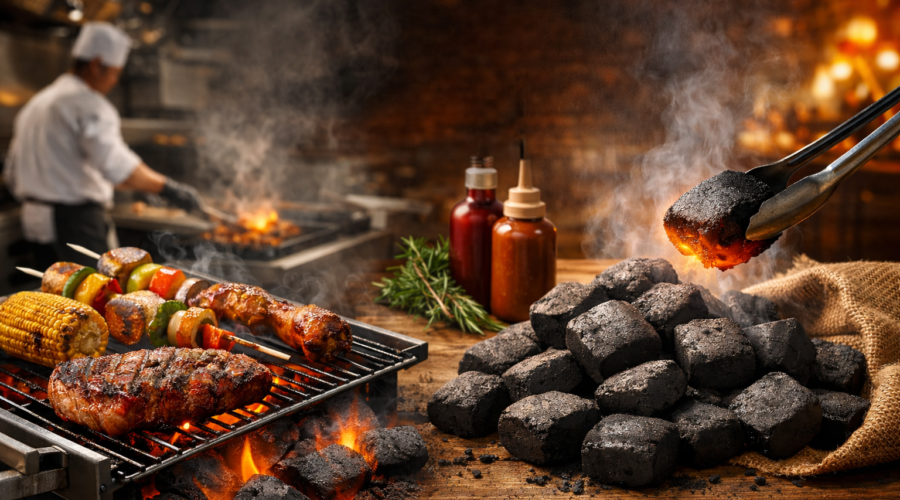 charcoal briquettes flavor