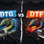 perbedaan sablon DTG dan DTF