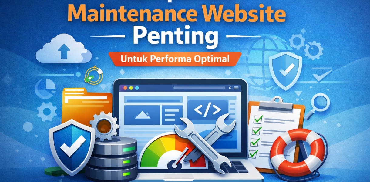 komponen maintenance website penting