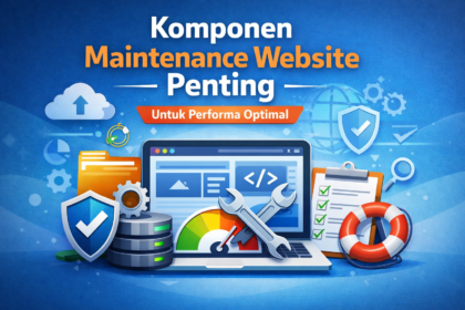 komponen maintenance website penting