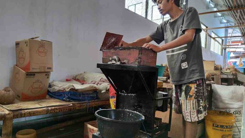 Perawatan parut kelapa harian