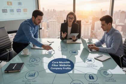 cara memilih fitur website company profile