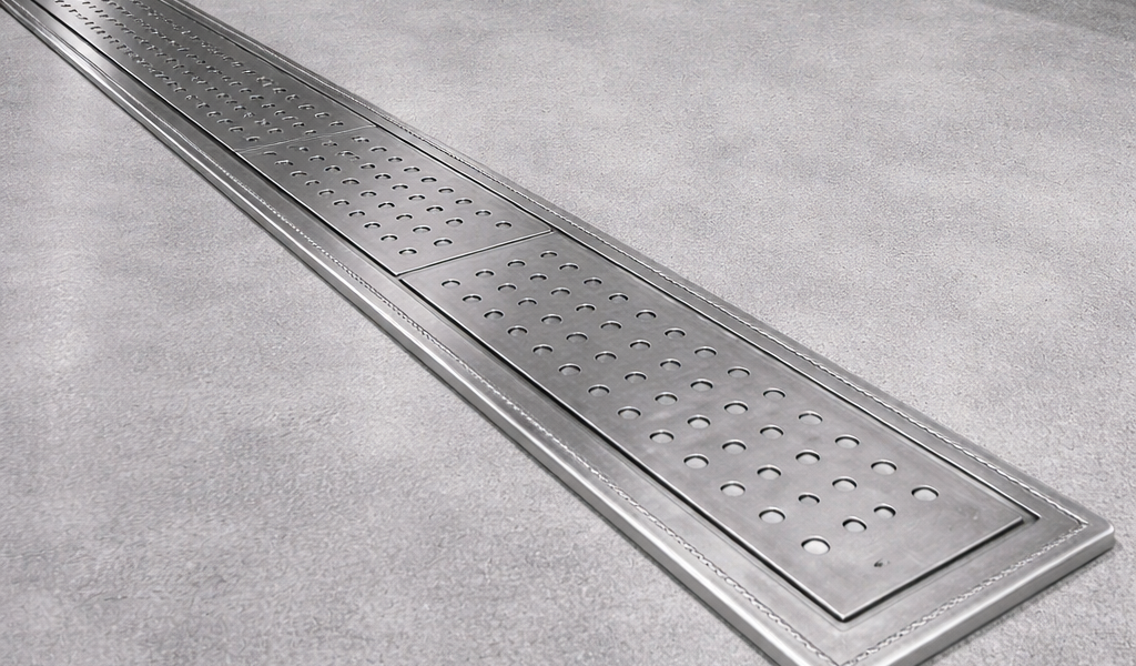 talang bocor perforated dengan frame