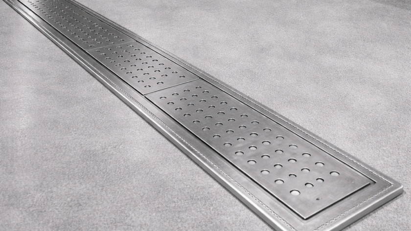 talang bocor perforated dengan frame