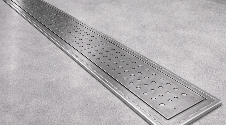 talang bocor perforated dengan frame