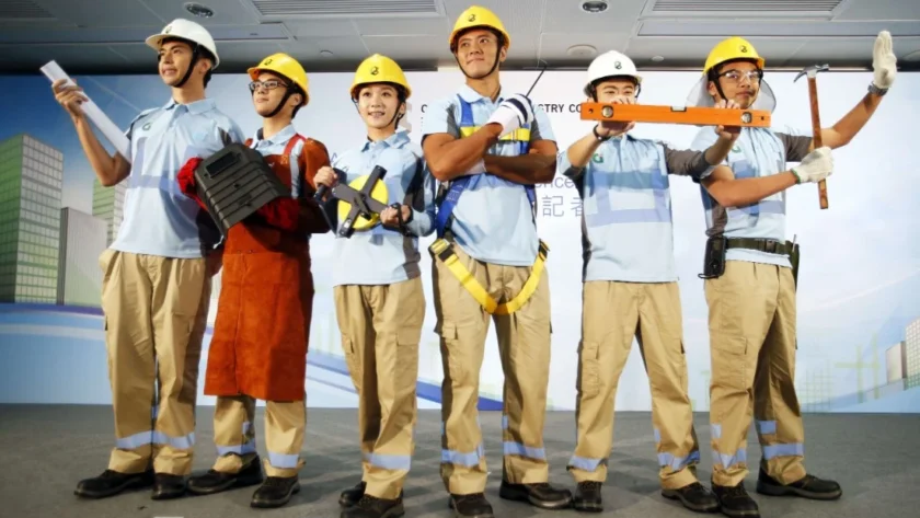 seragam kerja tim lapangan