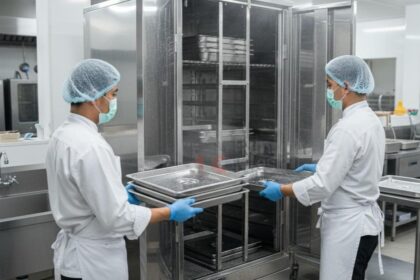 pengering makanan tray bertingkat industri