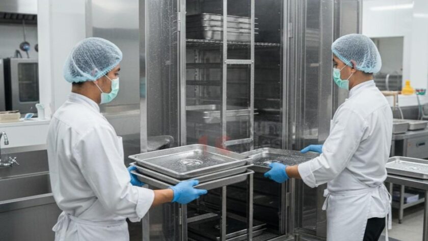 pengering makanan tray bertingkat industri