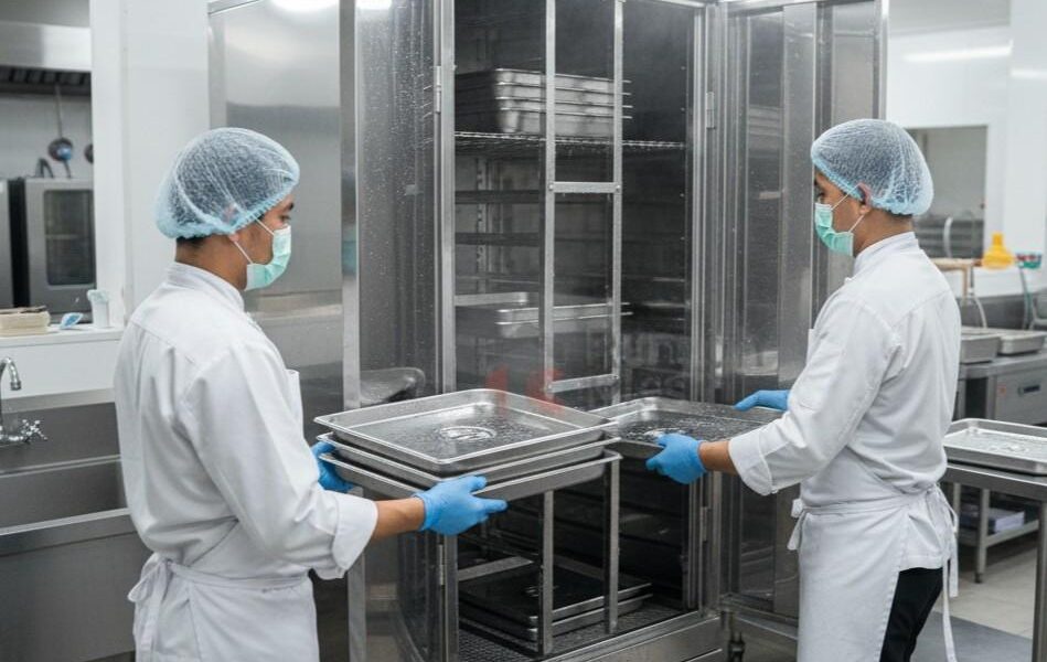 pengering makanan tray bertingkat industri