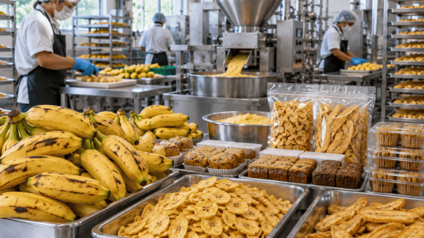 cara mengolah pisang dalam jumlah banyak