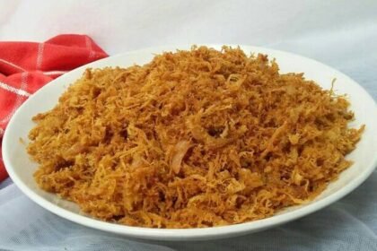 cara mengurangi kadar air pada abon