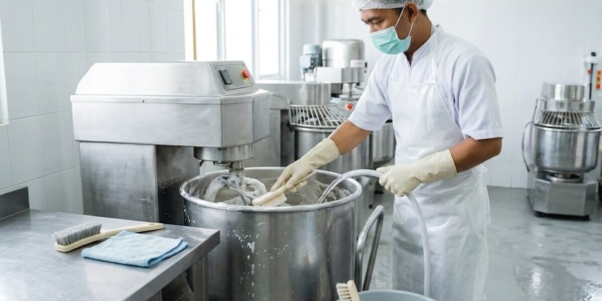 cara menjaga kebersihan alat produksi