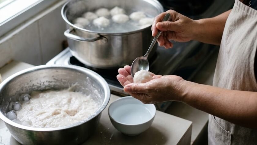 membuat bakso ikan dengan tekstur lembut