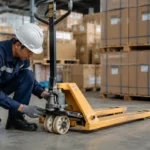 tips menggunakan hand pallet aman