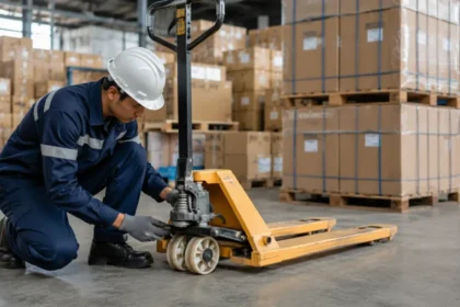 tips menggunakan hand pallet aman